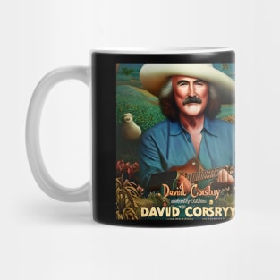 David Crosby vintage graphic design artwork Mug